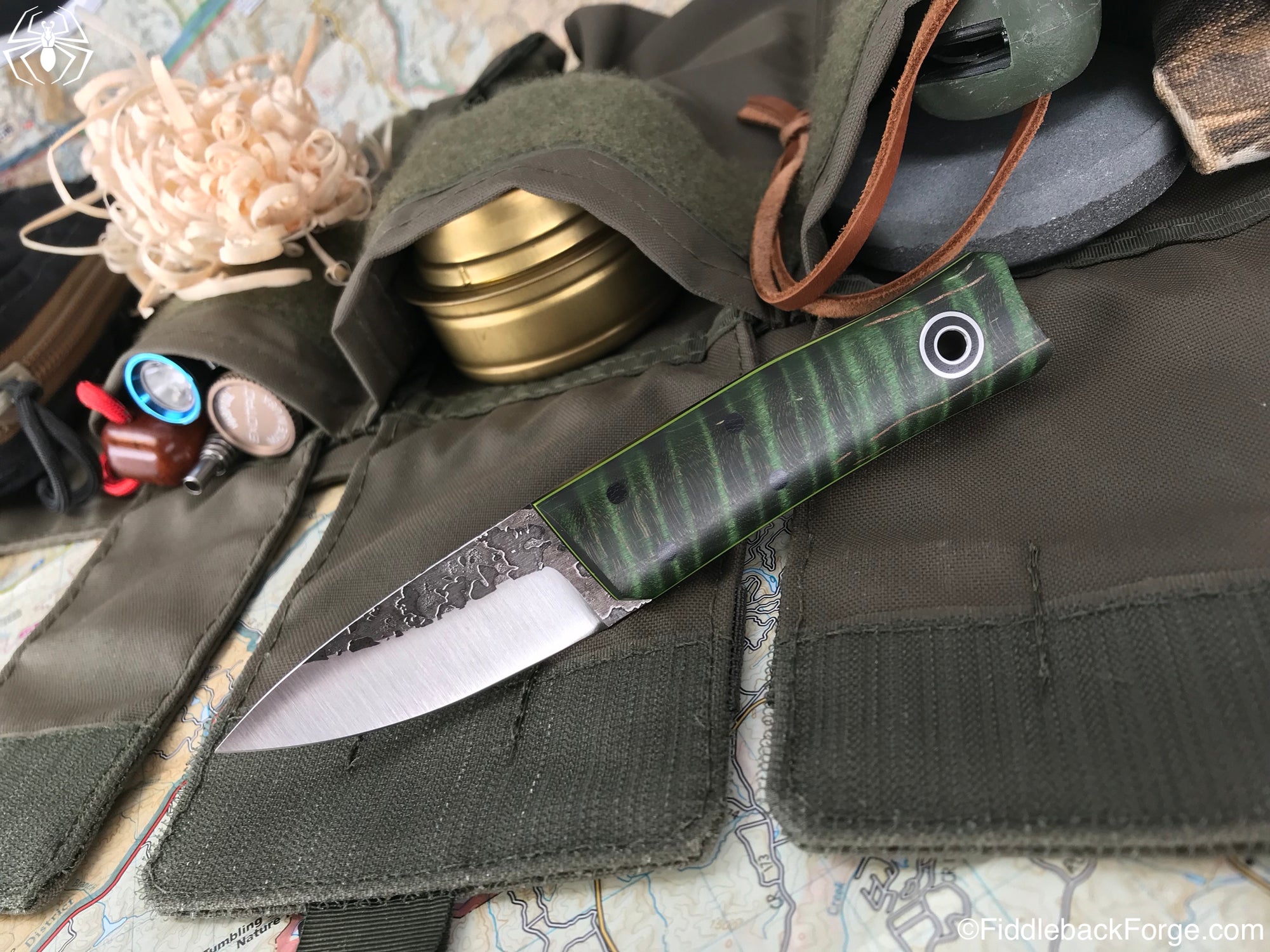 Fiddleback Forge Sgian Dubh - Model Info - Fiddleback Forge Handmade Knife