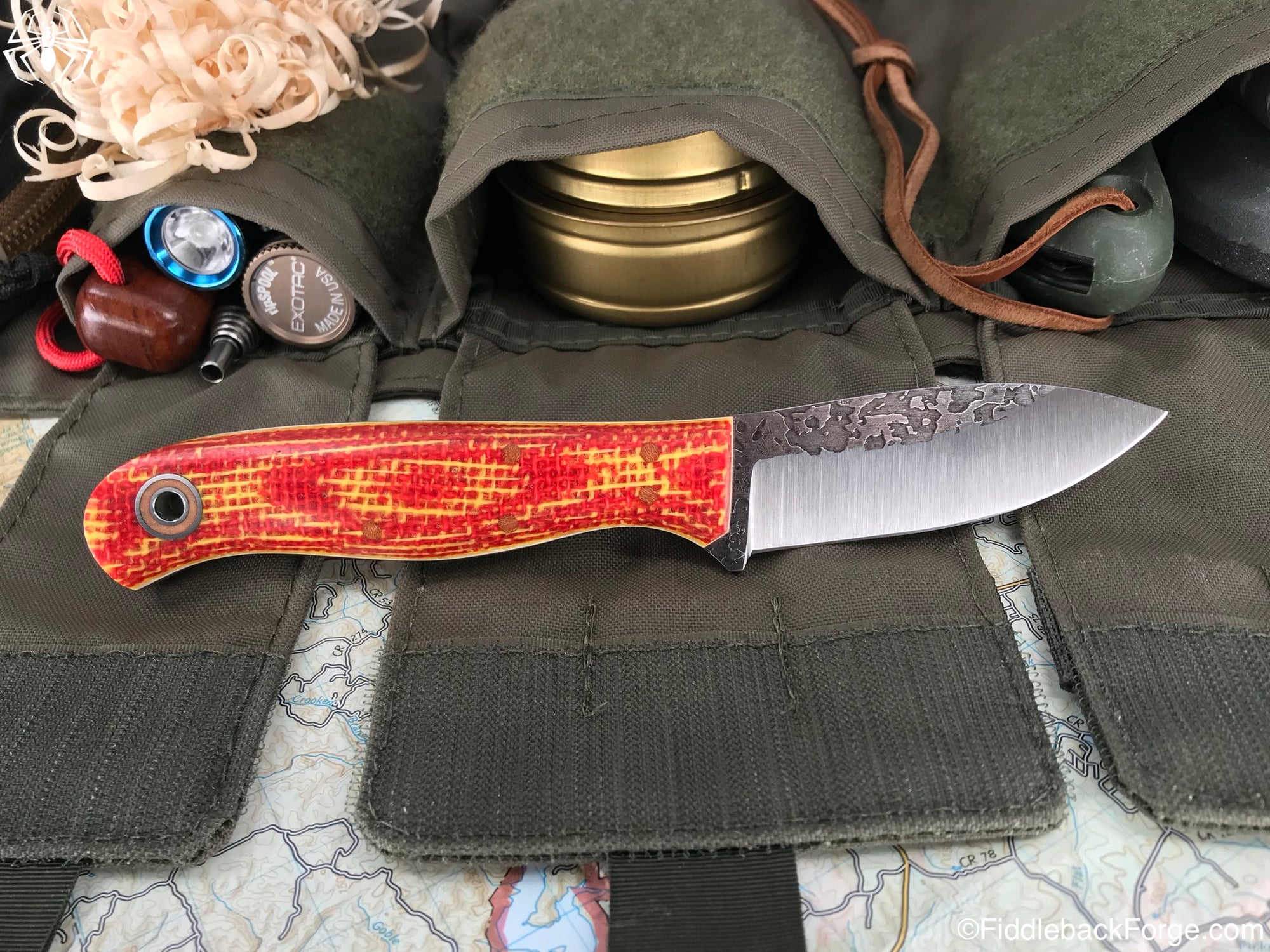 Fiddleback Forge Toboggan - Model Info - Fiddleback Forge Handmade Knife